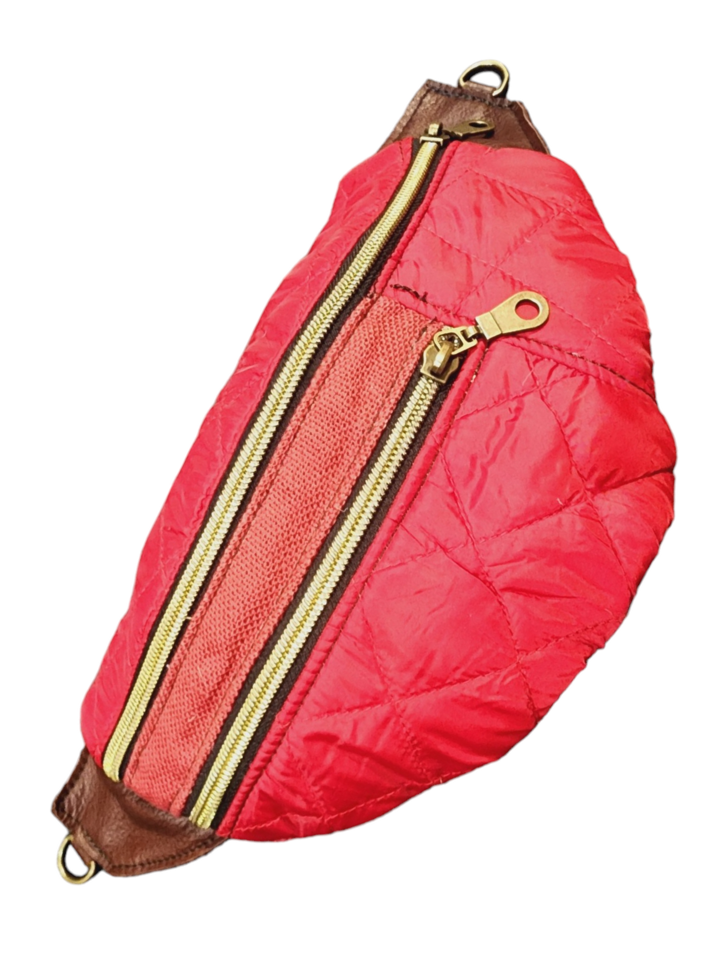 The Everyday Sling Crossbody Fannie - Puffer Red