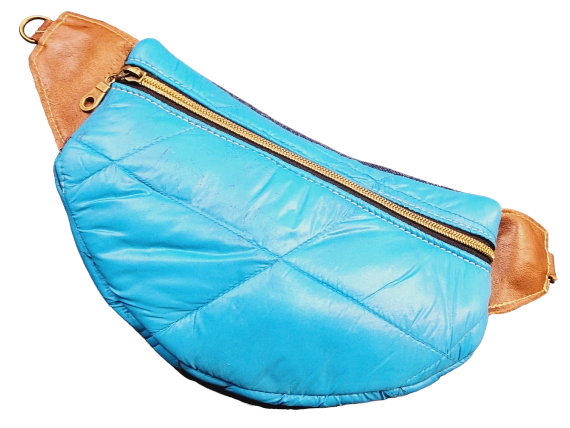 The Everyday Sling Crossbody Fannie -Puffer Blue & Denim