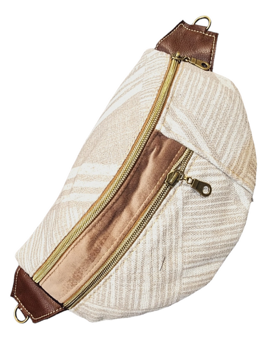 The Everyday Sling Crossbody Fannie - Designer Printed Linen