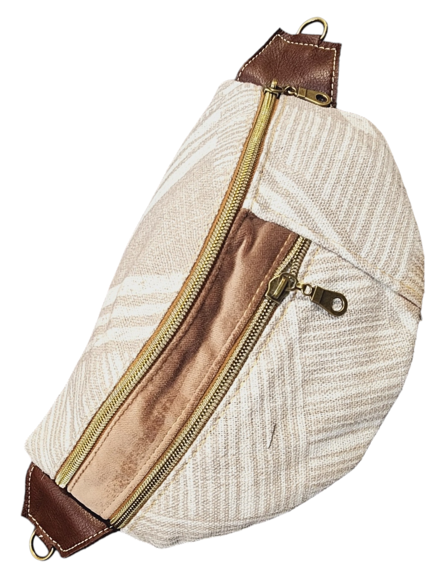 The Everyday Sling Crossbody Fannie - Designer Printed Linen