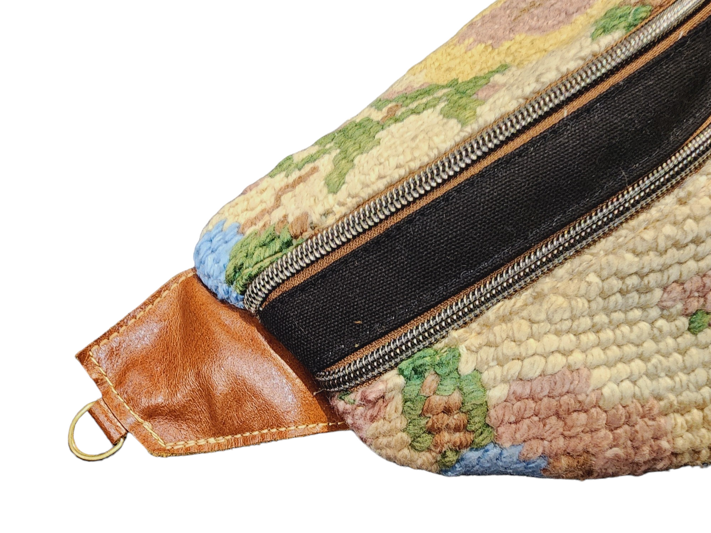 The Everyday Sling Crossbody Fannie - Vintage Needlepoint Tapestry