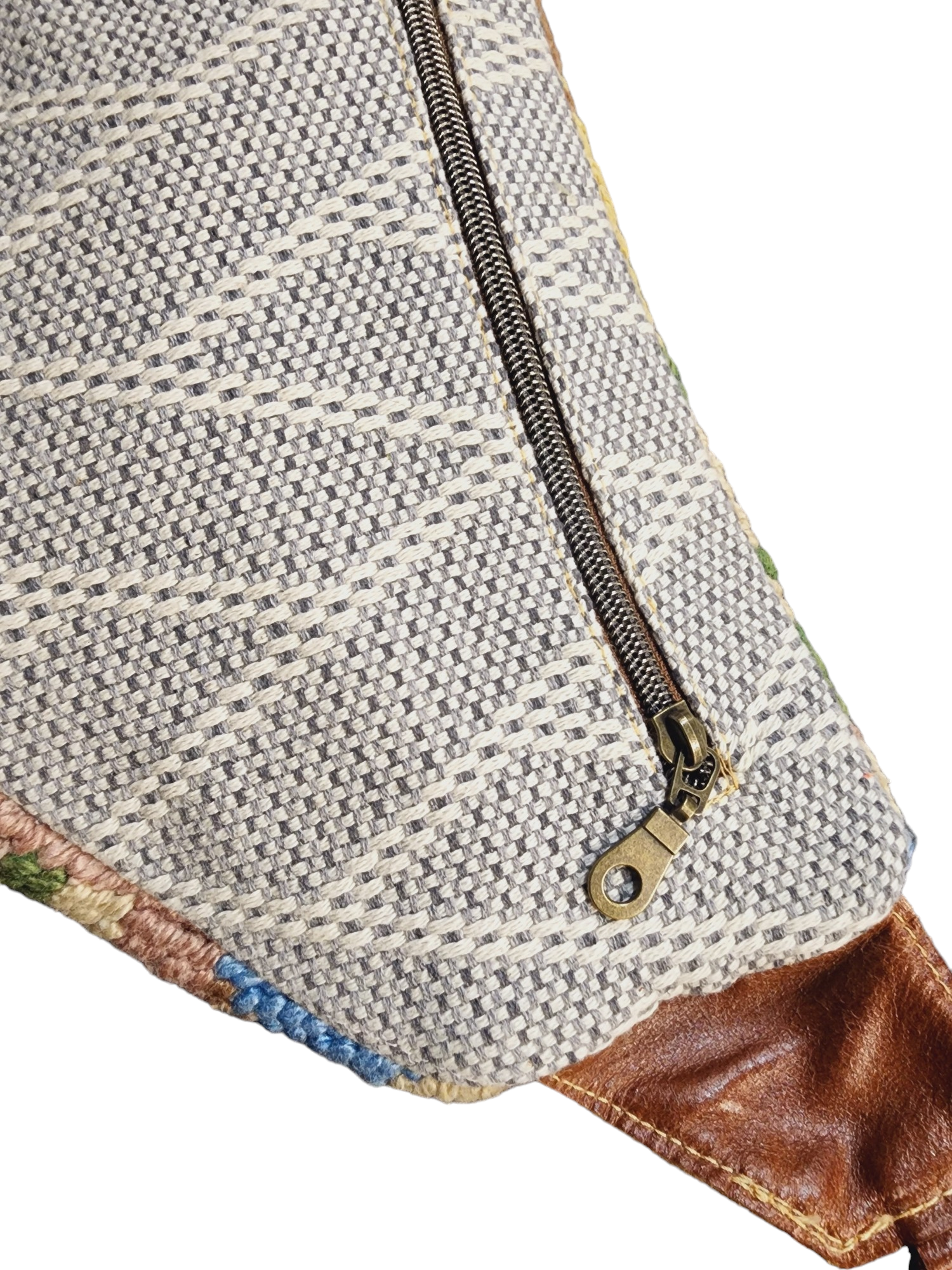 The Everyday Sling Crossbody Fannie - Vintage Needlepoint Tapestry