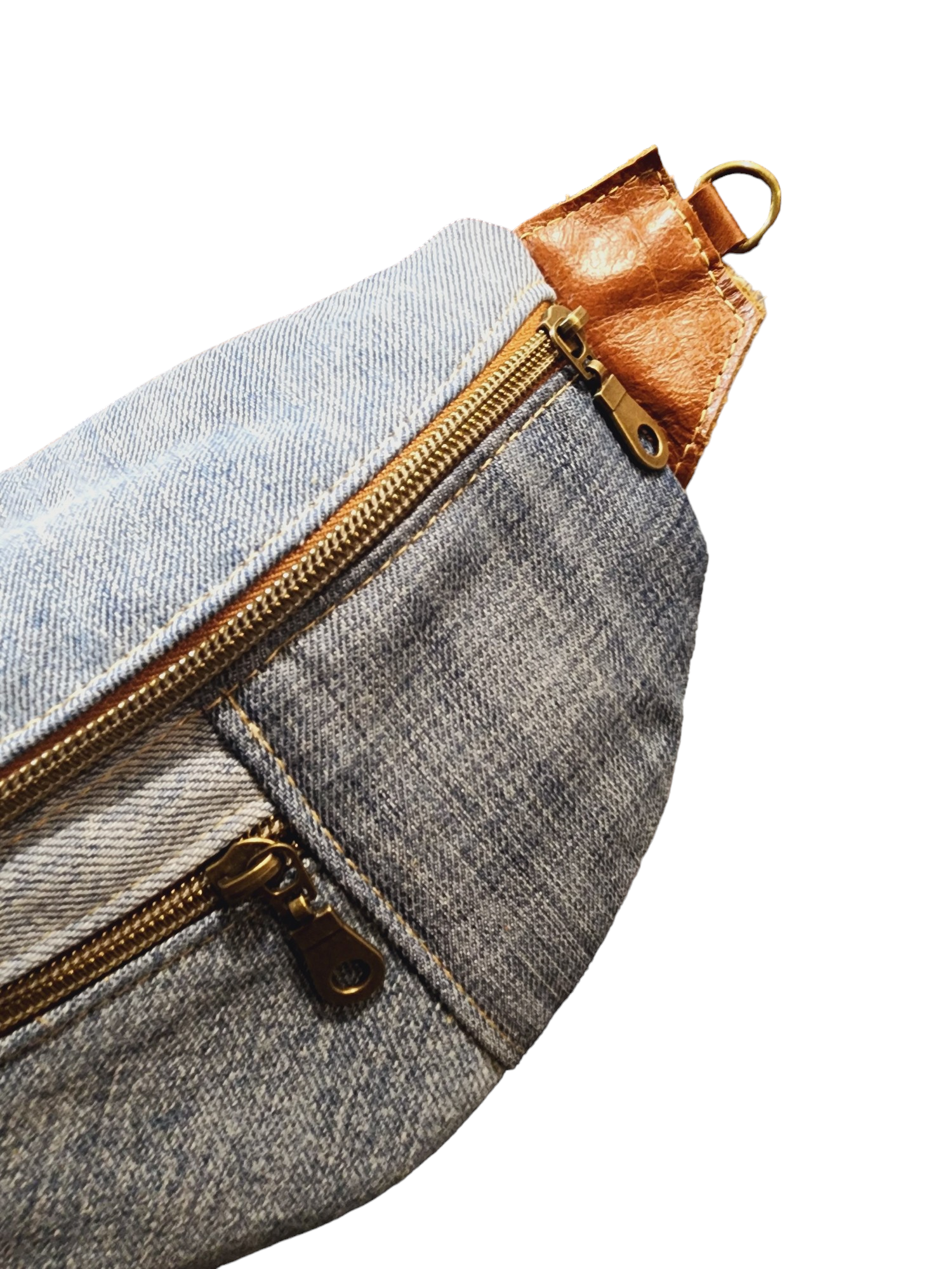 The Everyday Sling Crossbody Fannie - Mixed Vintage Denim