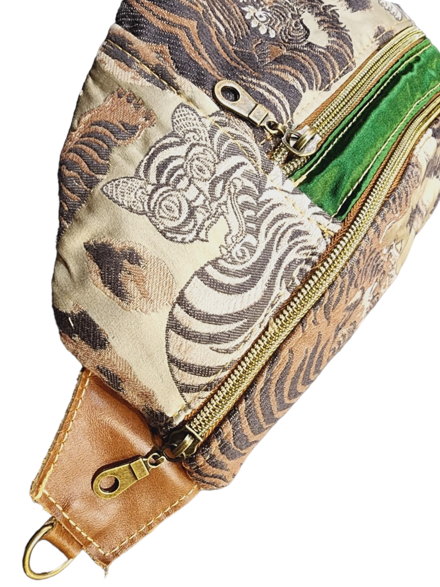 The Everyday Sling Crossbody Fannie - Tibetan Tiger Brocade