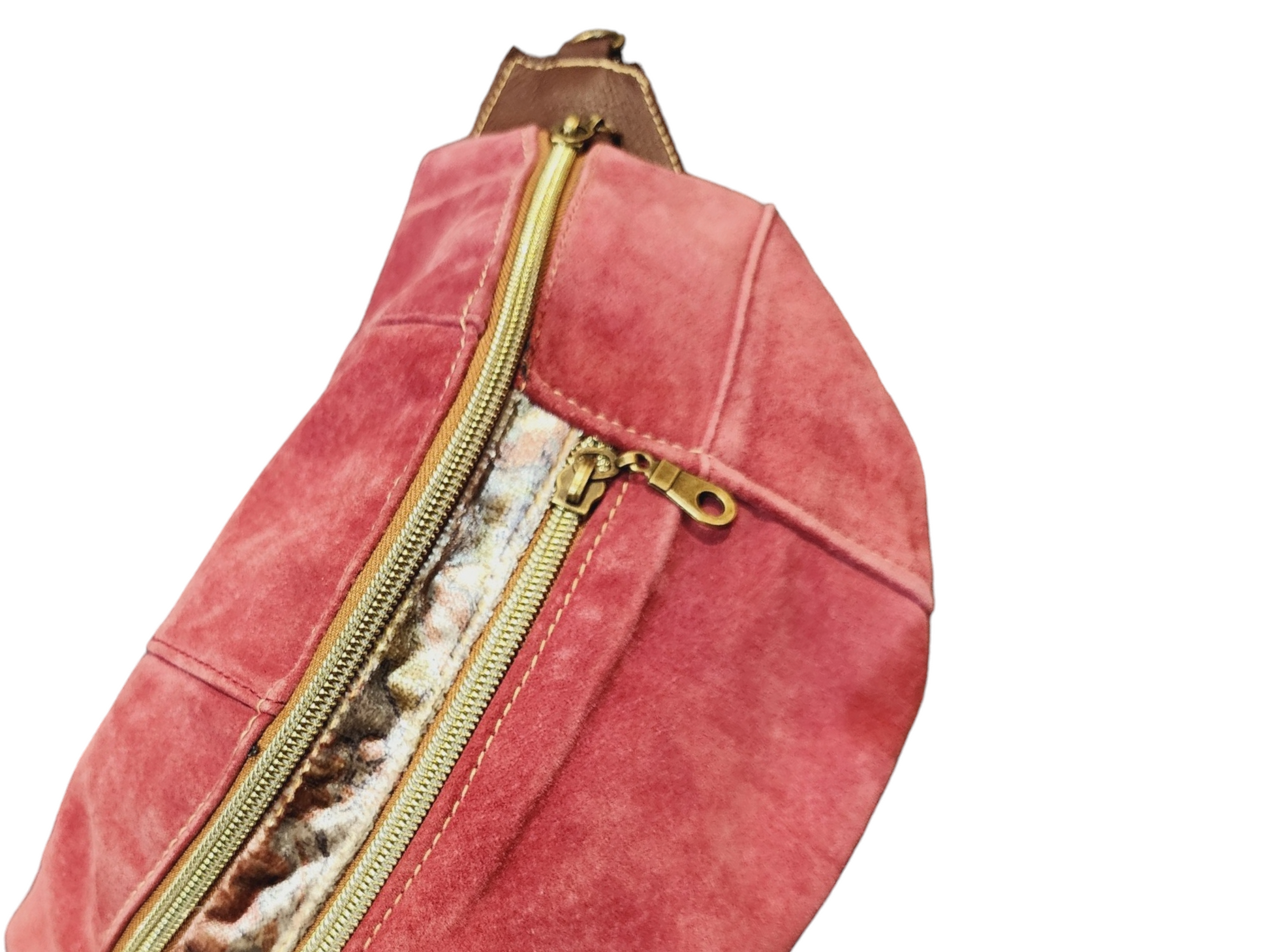 The Everyday Sling Crossbody Fannie - Upstitched Suede 2