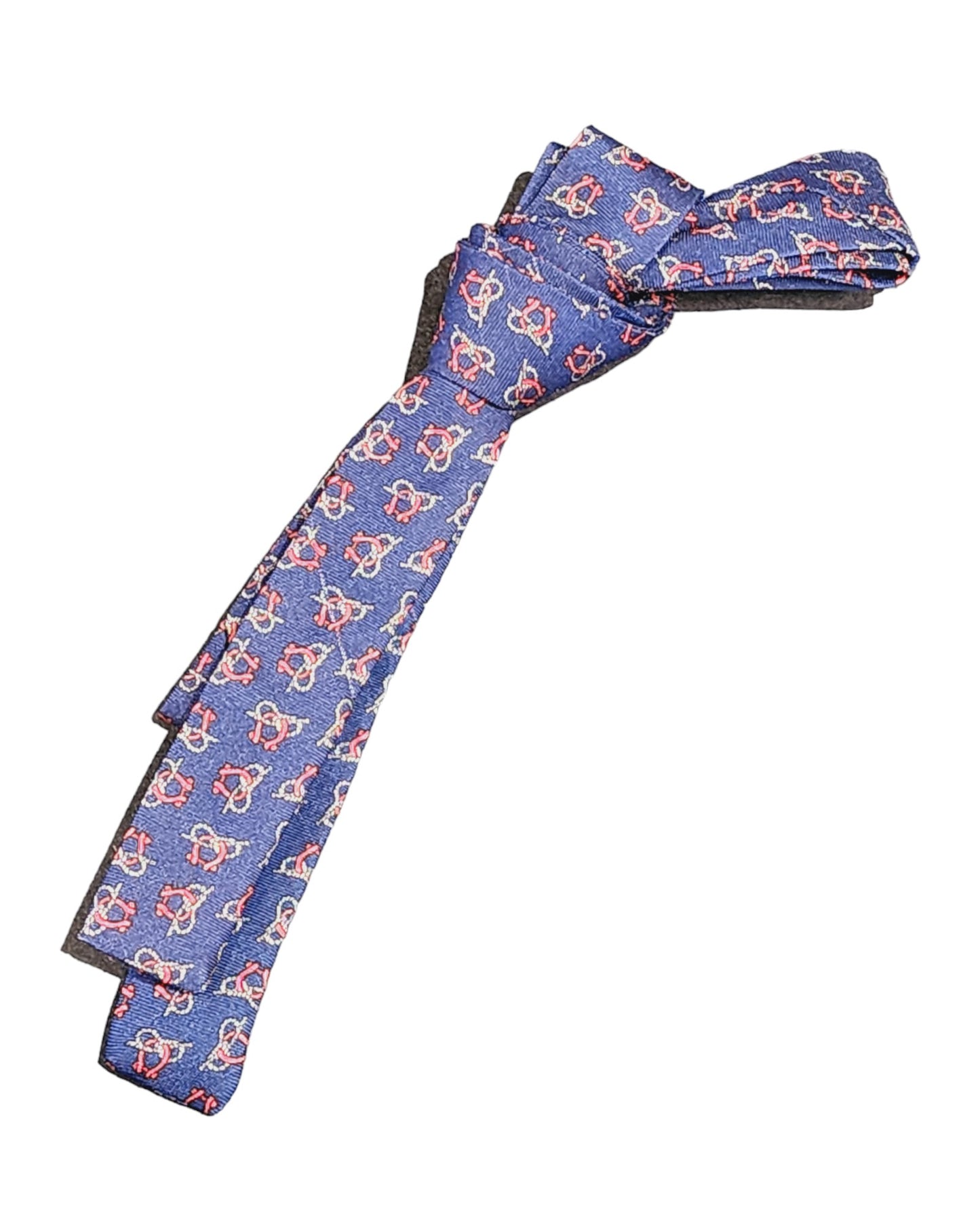 Western Style Skinny Neck Tie - Western Bowtie - Created from Vintage Silk Ties 018