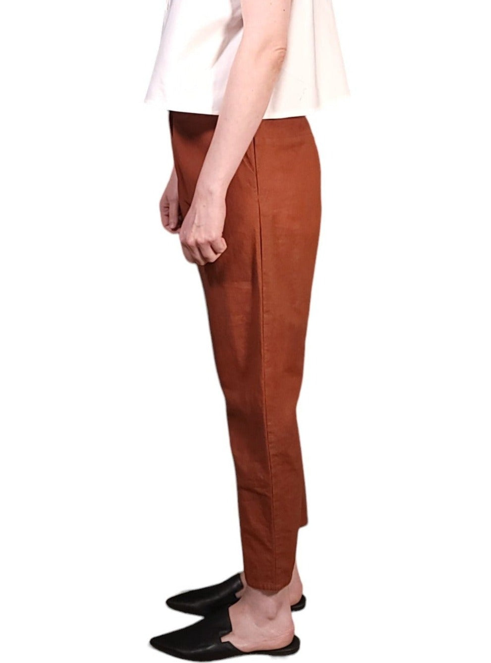 Terracotta Linen Pant