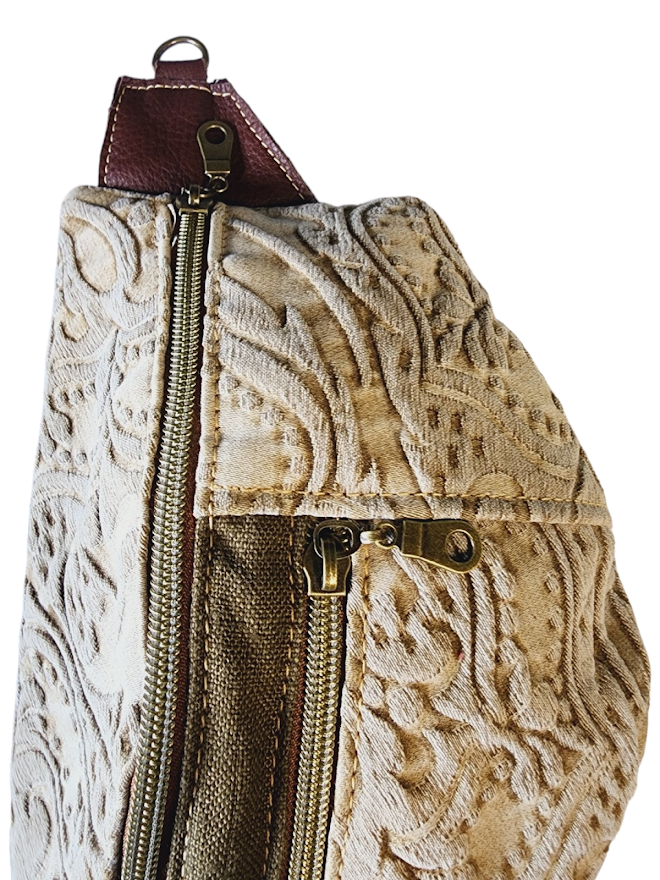 The Everyday Sling Crossbody Fannie - Textured Tan 003