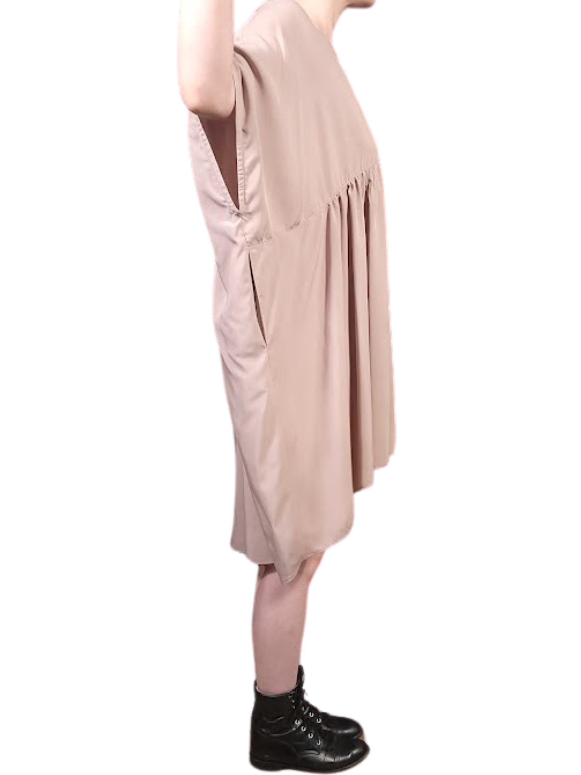 The Drape Dress Mini - Oversize, Rayon Challis