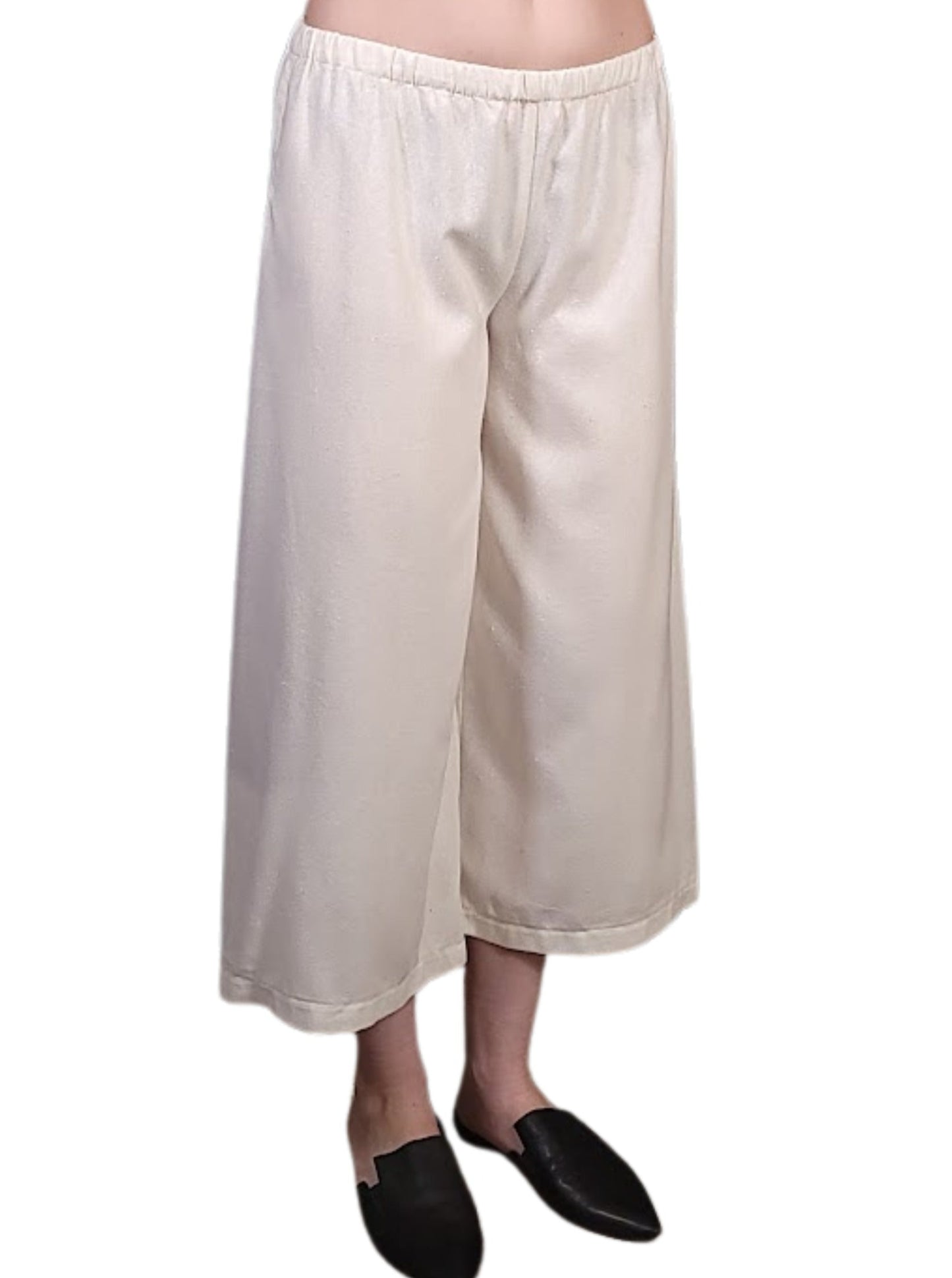 The Lounge Pant - Elastic Waist, Raw Silk