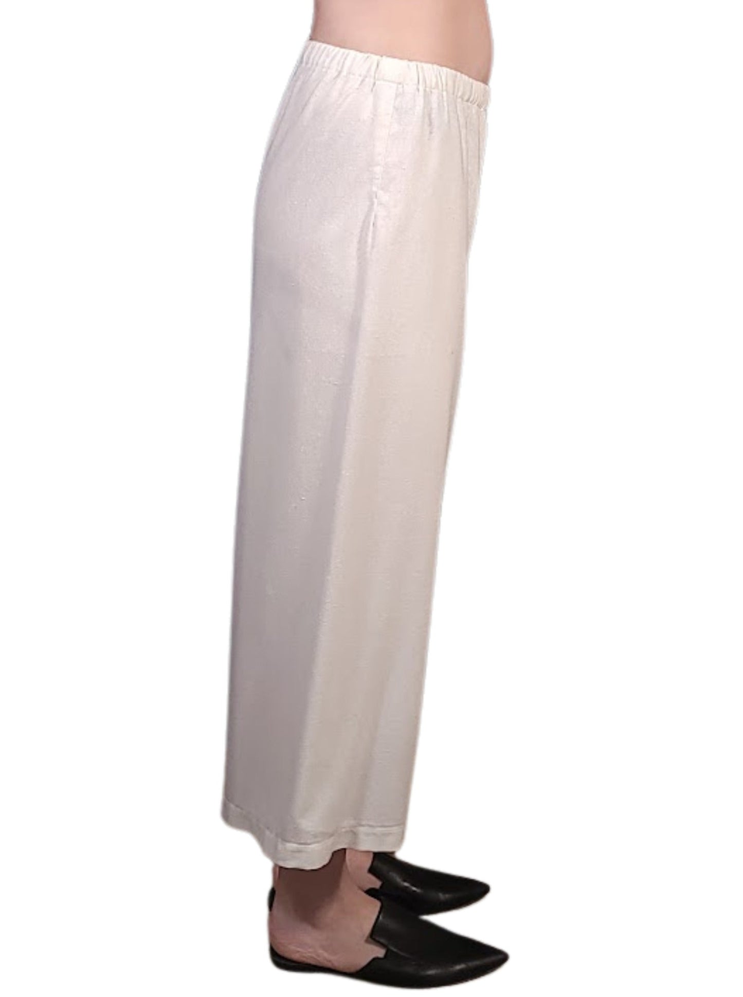 The Lounge Pant - Elastic Waist, Raw Silk