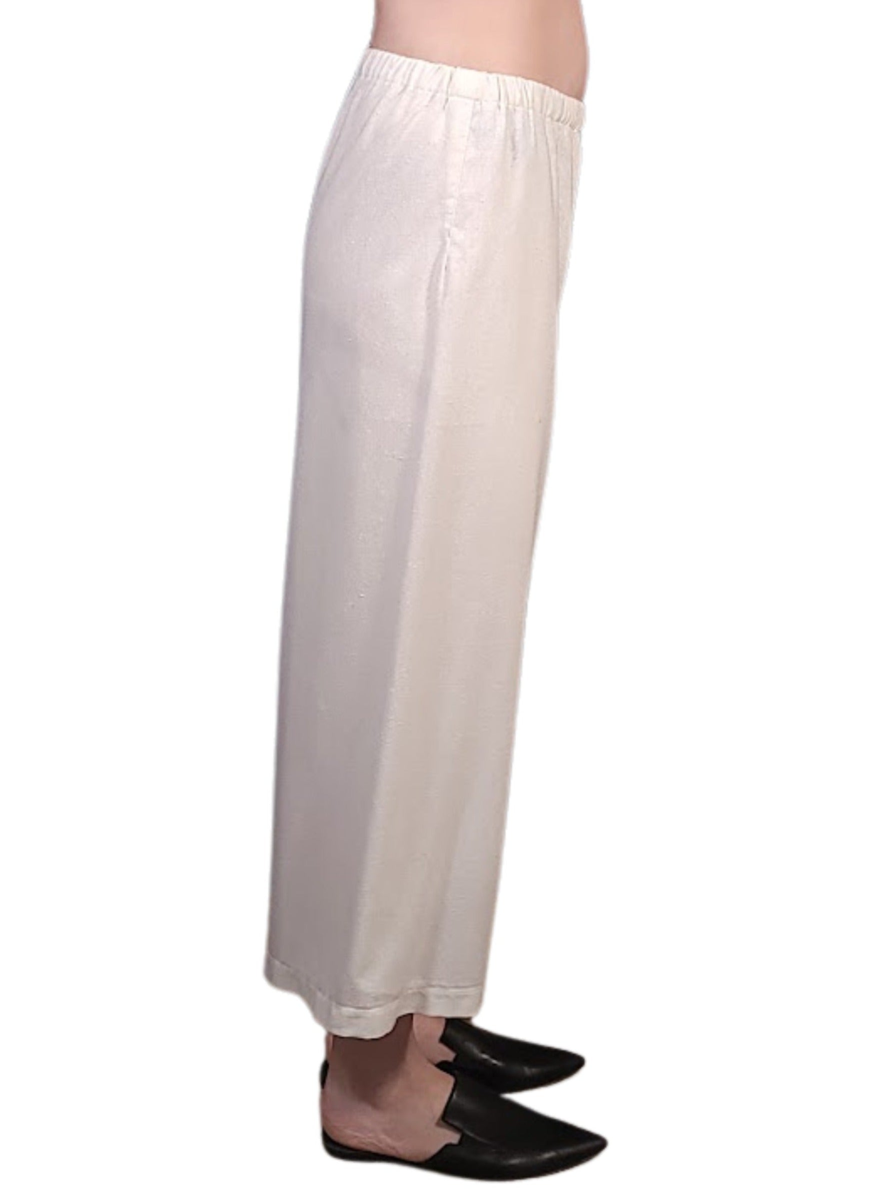 The Lounge Pant - Elastic Waist, Raw Silk