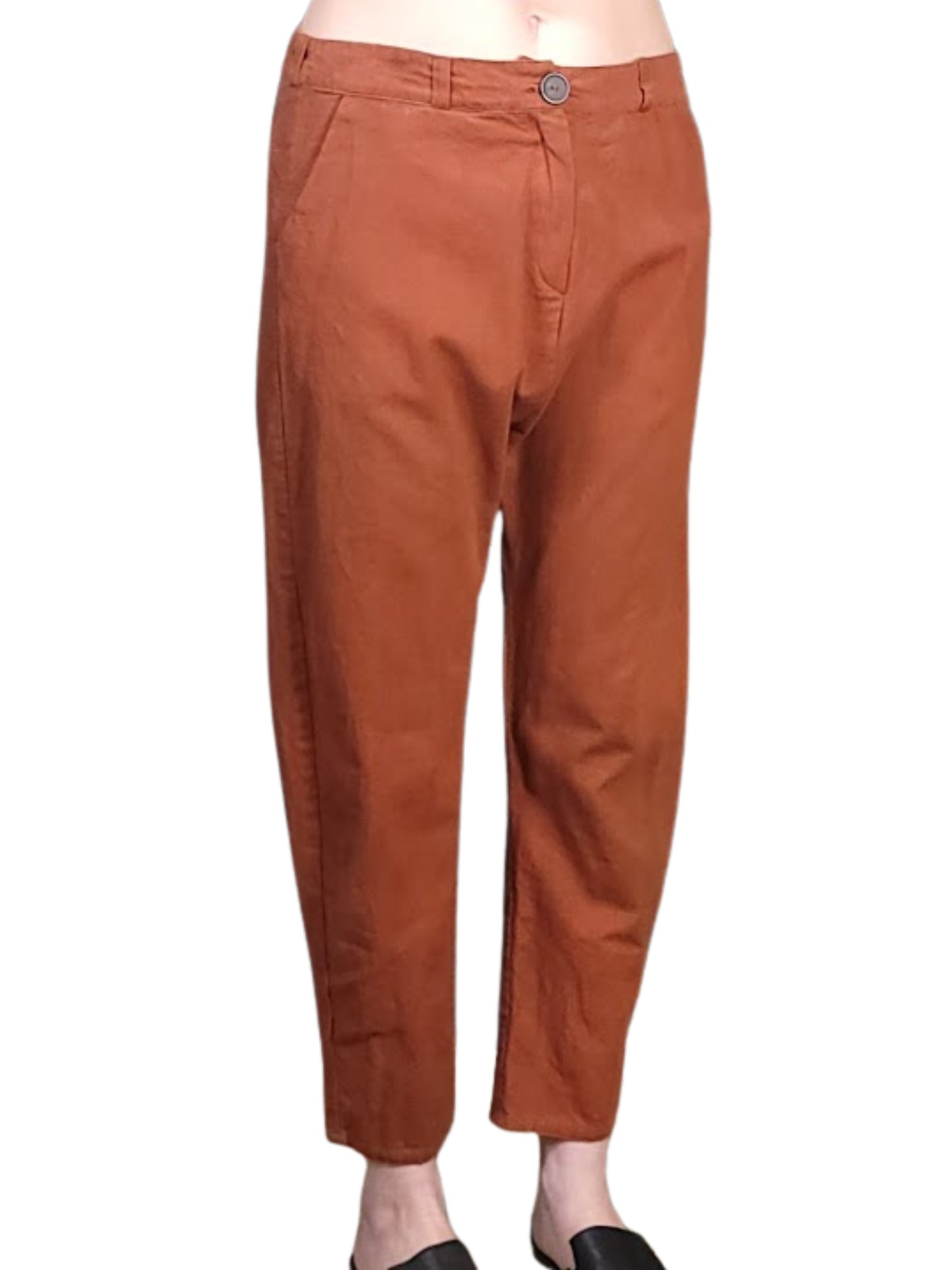 Terracotta Linen Pant