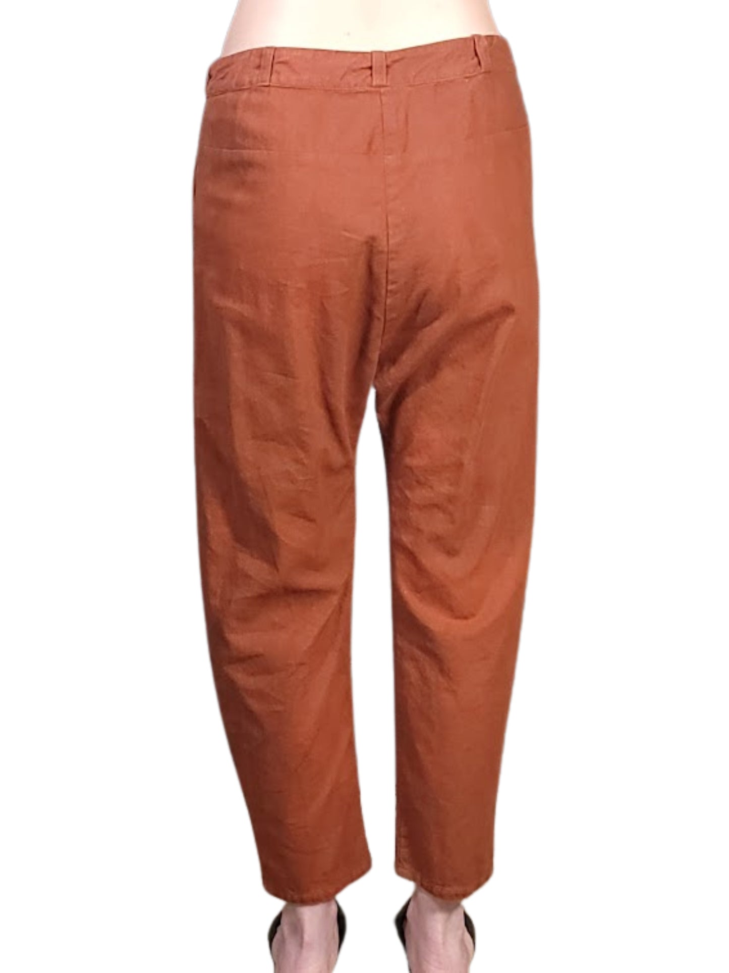 Terracotta Linen Pant