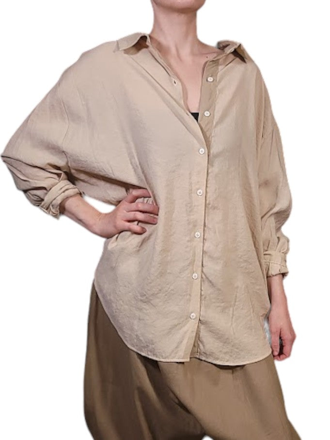 The Brazos Tunic - Oversized, Tencel Blend