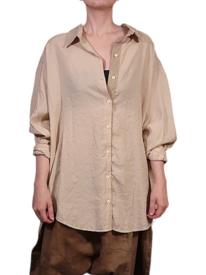 The Brazos Tunic - Oversized, Tencel Blend