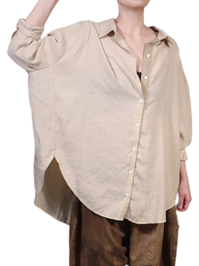 The Brazos Tunic - Oversized, Tencel Blend