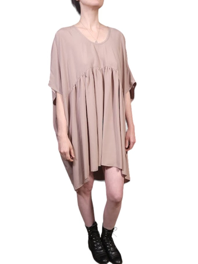 The Drape Dress Mini - Oversize, Rayon Challis