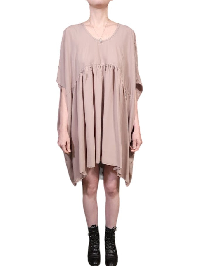 The Drape Dress Mini - Oversize, Rayon Challis