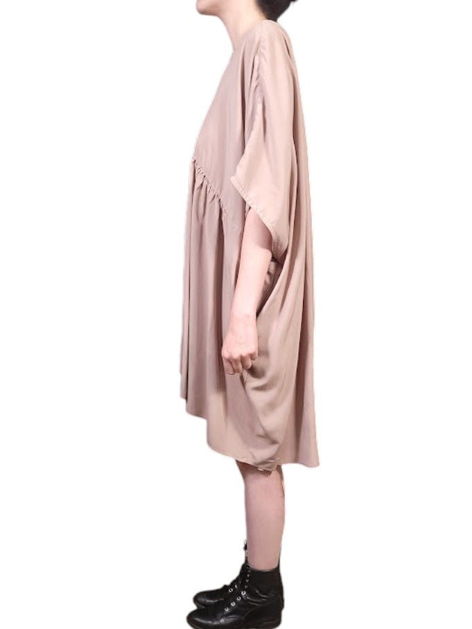 The Drape Dress Mini - Oversize, Rayon Challis