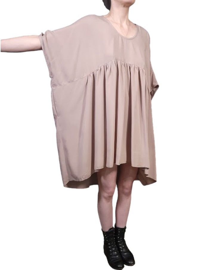 The Drape Dress Mini - Oversize, Rayon Challis