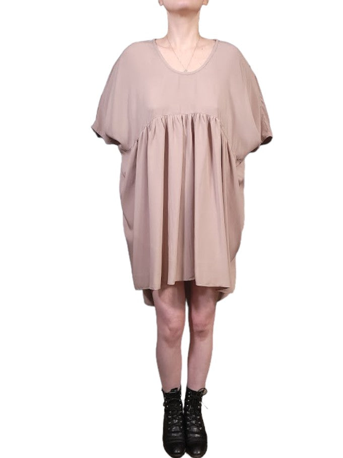 The Drape Dress Mini - Oversize, Rayon Challis