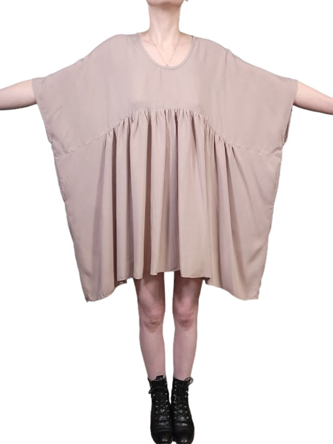 The Drape Dress Mini - Oversize, Rayon Challis