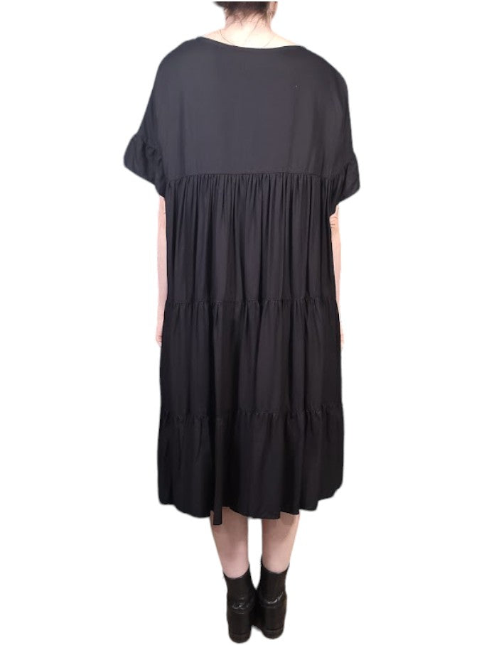 The Palomino Dress Midi - Oversize, Rayon Challis