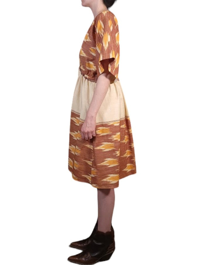 The Southwestern Dress Tapestry Knee-Length 2 - Adjustable Waist, Cotton The Southwestern Dress Tapestry Knee-Length 2 - Adjustable Waist, Cotton