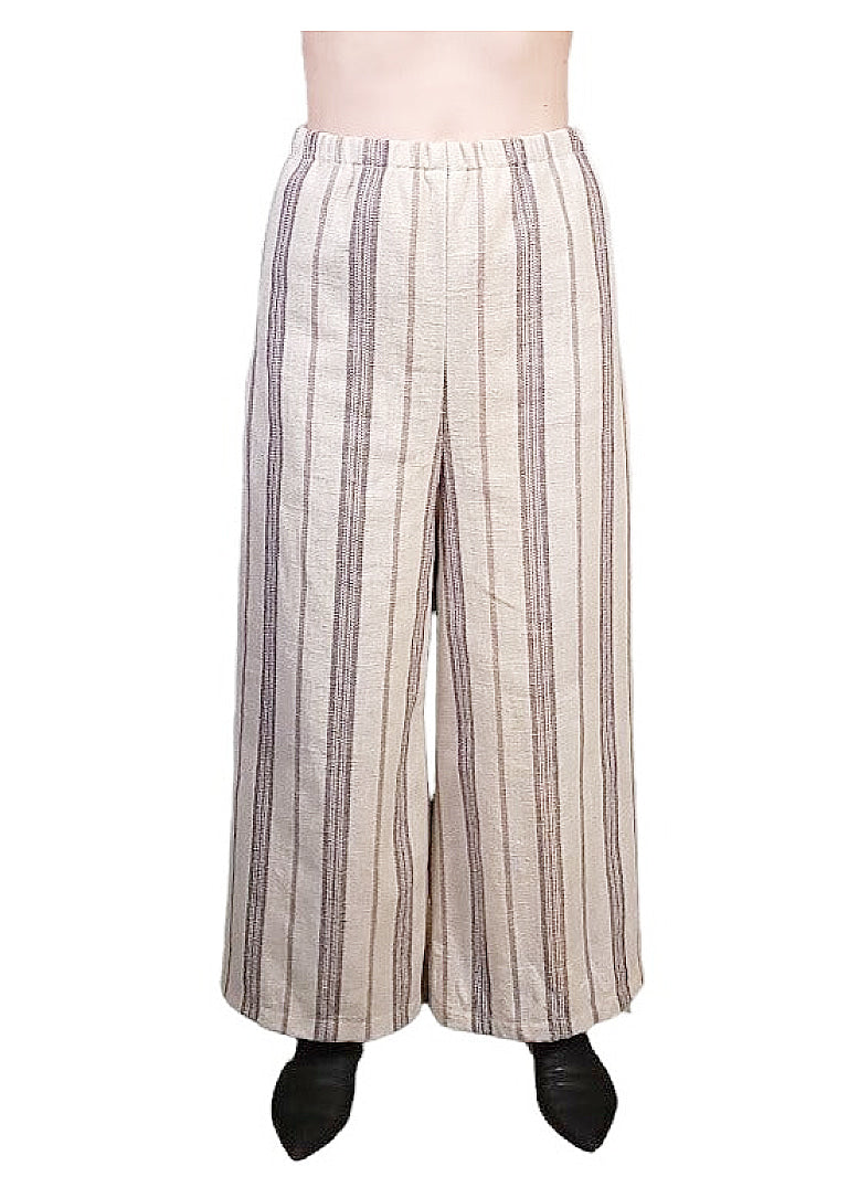 La Preza Wide Leg Resort Pant Variegated Stripe