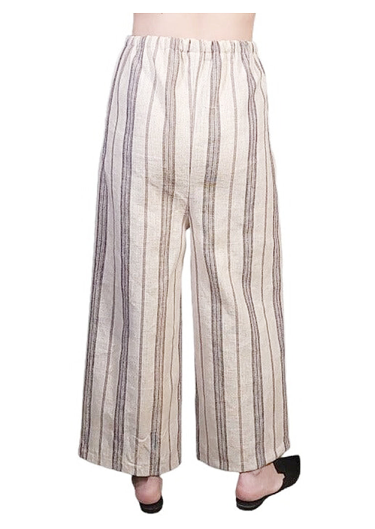 La Preza Wide Leg Resort Pant Variegated Stripe