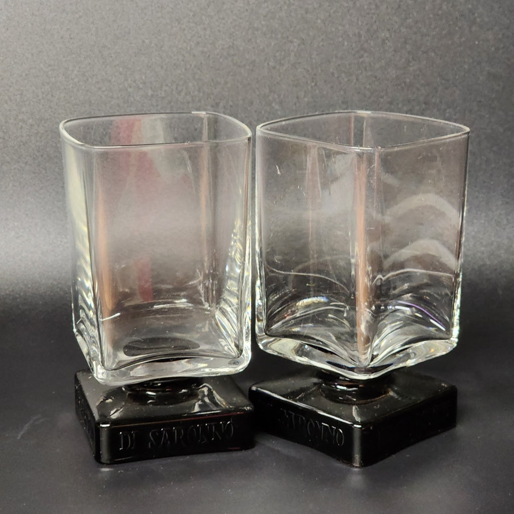 Copy Of 4 Pc - Vintage Culver Gold Iris Rocks Whiskey Drinking Glasses Glassware