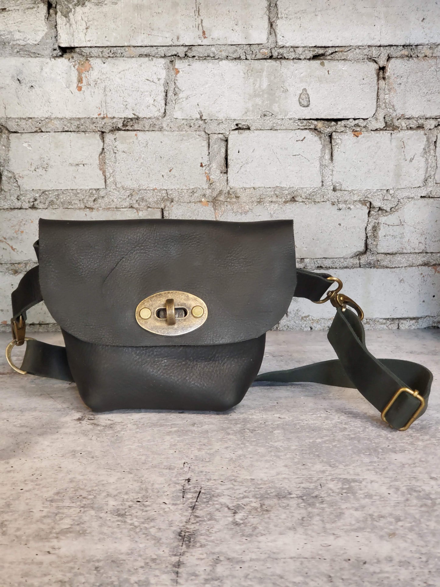 Leather Hip / Crossbody Bag - Mini