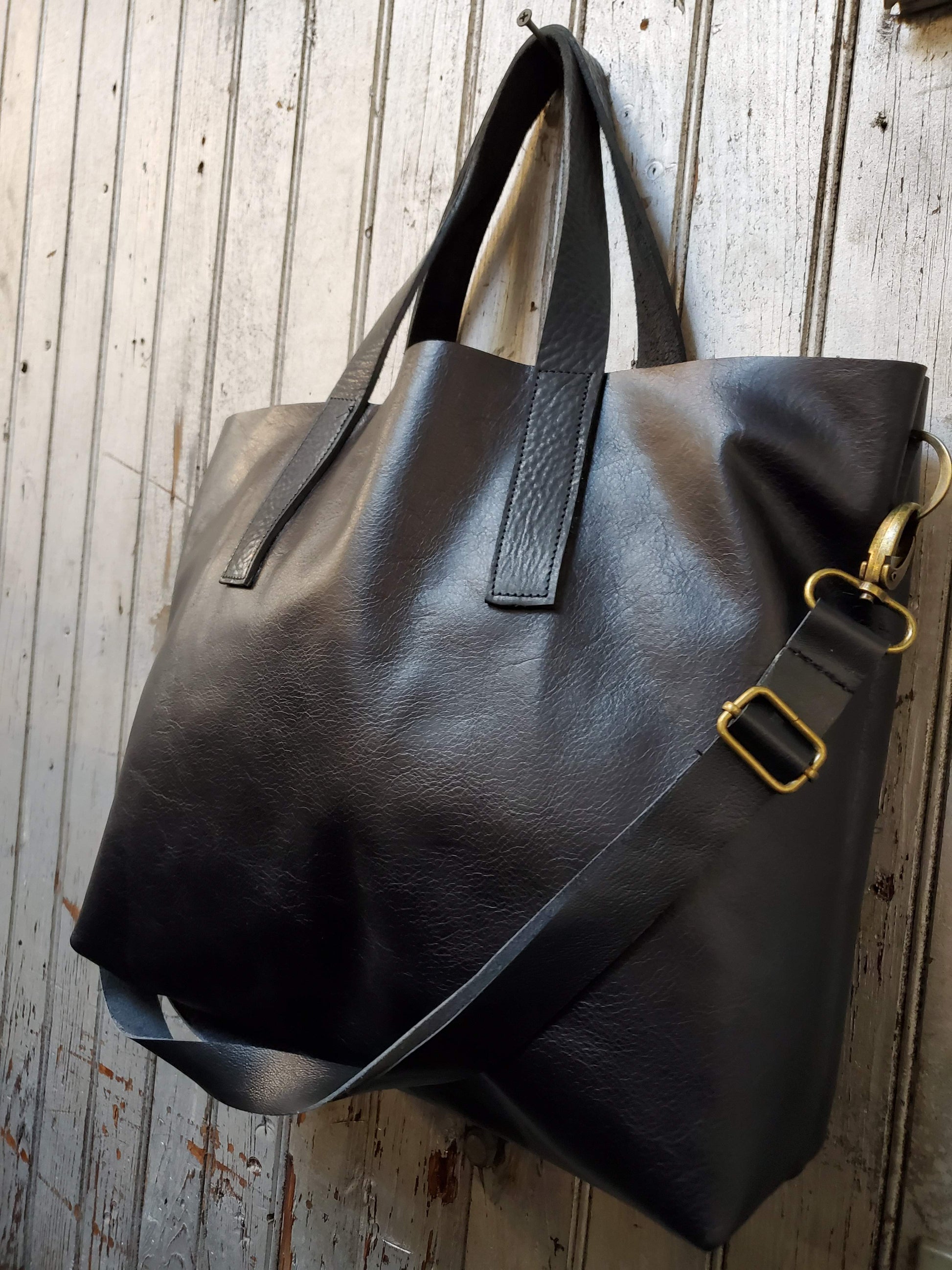 Chicago leather black bag