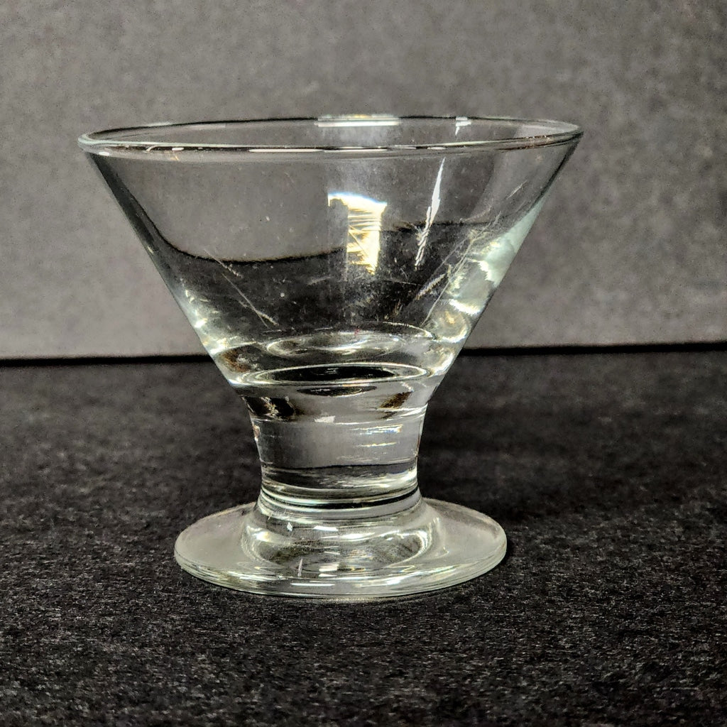 4 Pc Vintage Short Stemmed Footed Sherbet Dessert Glassware