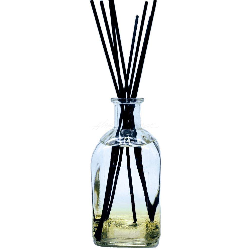 8Oz Clear Cubic Reed Diffuser- Fiber Reeds - Essential Oil & Fragrance Blends Home