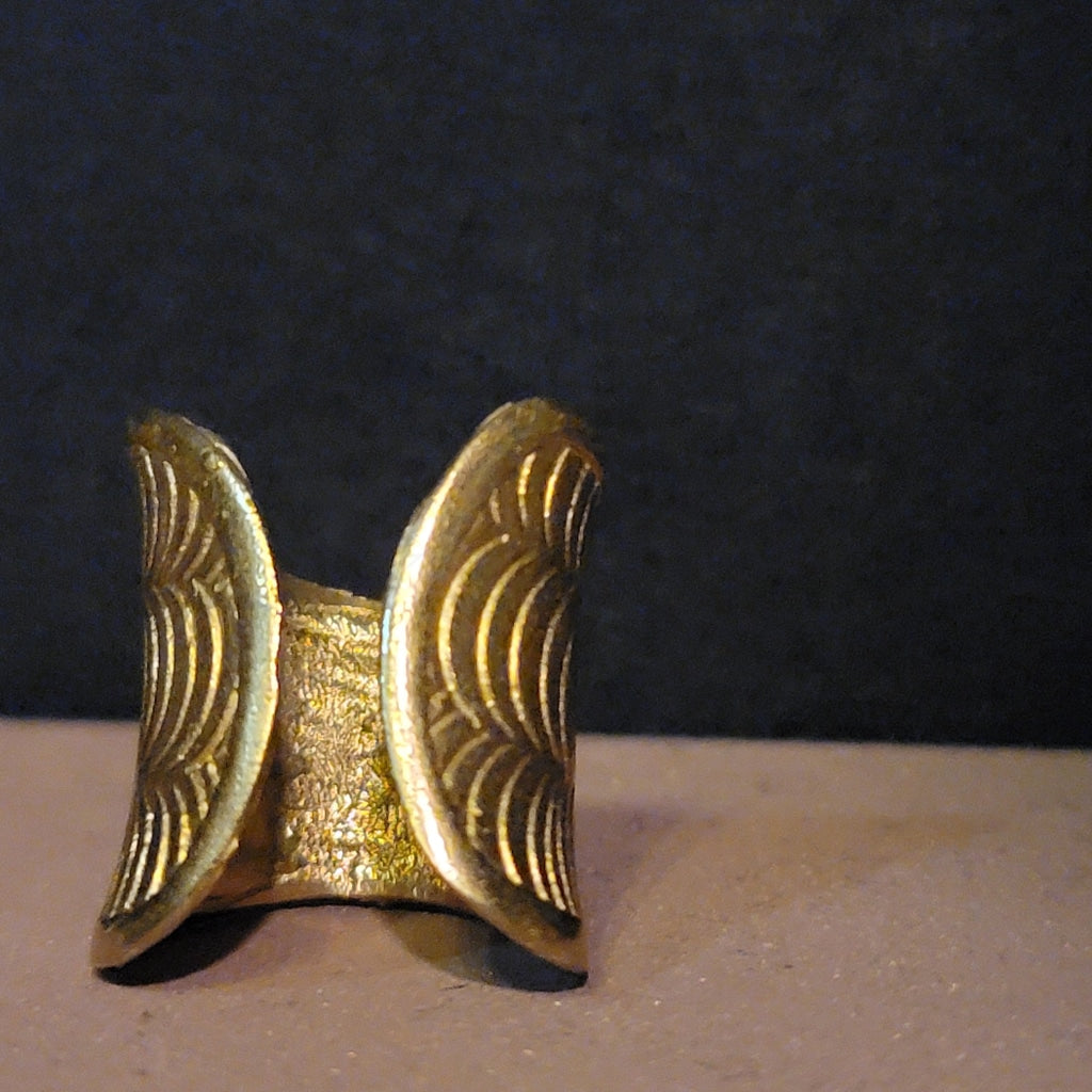 Brass Arches Wrap Ring Jewelry