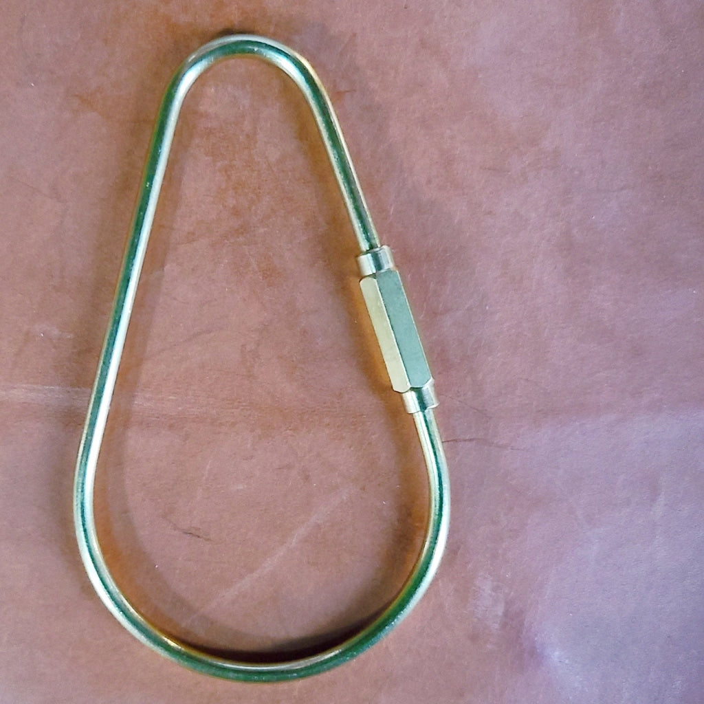 Brass Key Ring Teardrop Accessories Chain
