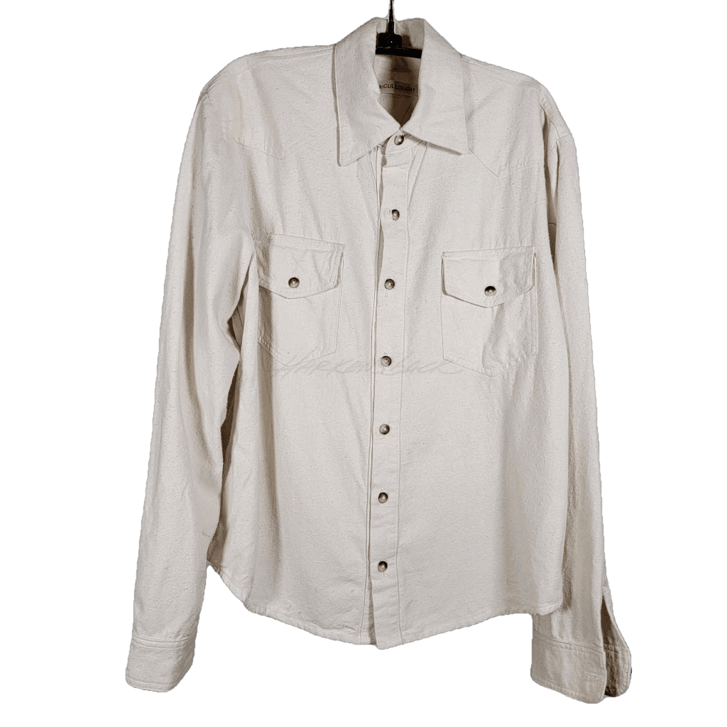 Mc032- Solid Button Up Apparel Top