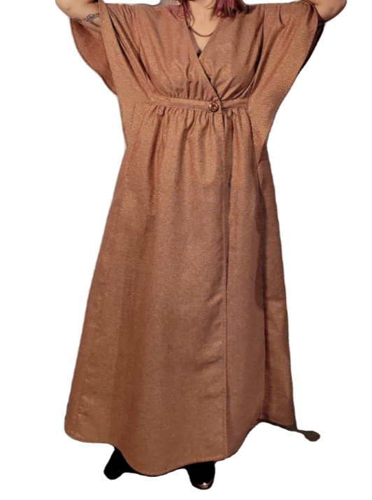 Butterfly Kaftan Flowing Maxi Dress- Special Edition Fabrics Apparel Dress