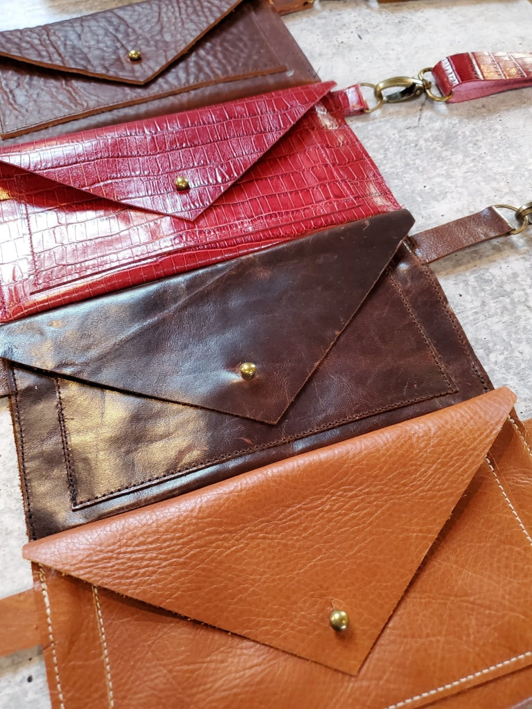 Leather Hip Belt Bags - Various Colors