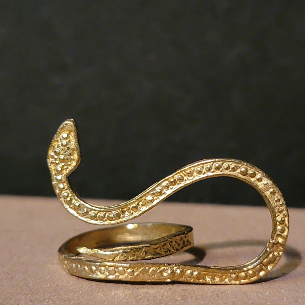 Expanded Snake Wrap Ring Jewelry