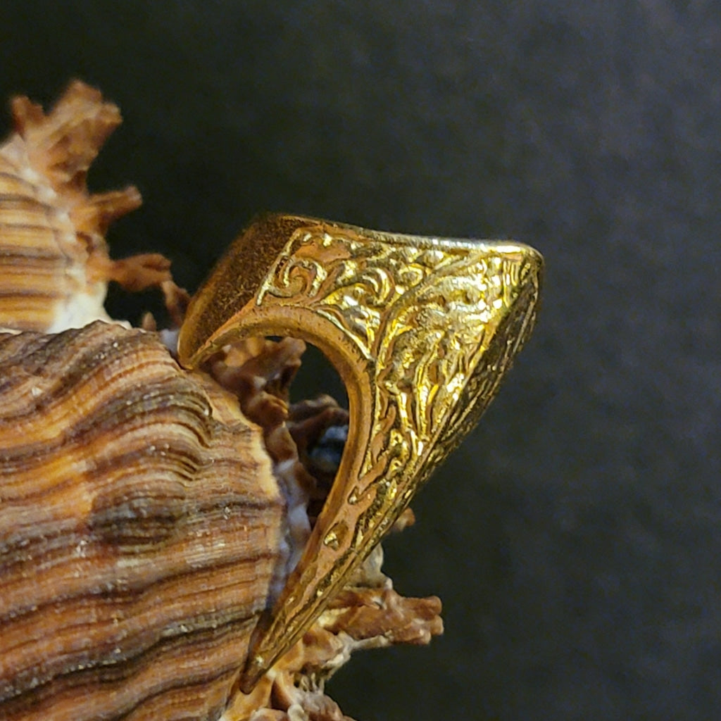 Gothic Talon Brass Ring Jewelry