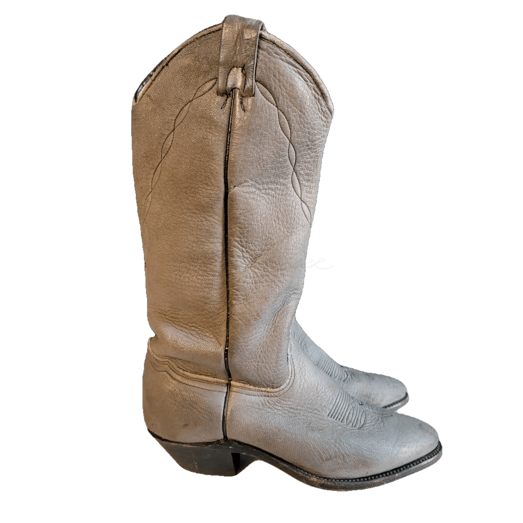 Grey Western Boots - M 4.5 / W 6 Vintage Boot