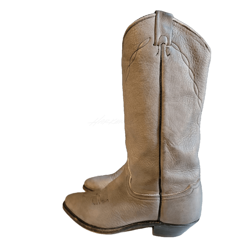Grey Western Boots - M 4.5 / W 6 Vintage Boot