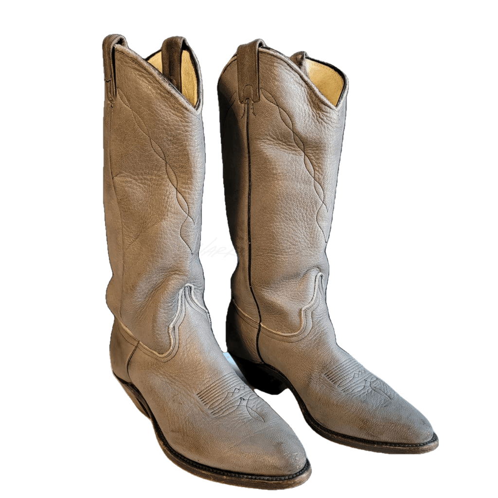 Grey Western Boots - M 4.5 / W 6 Vintage Boot