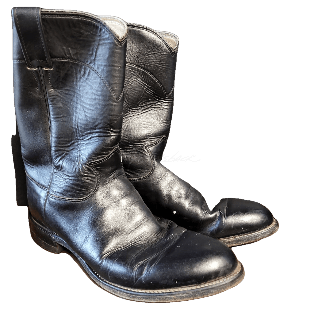 Jackson Black Justin Western Boots M 9.5 W 11 Vintage Boot