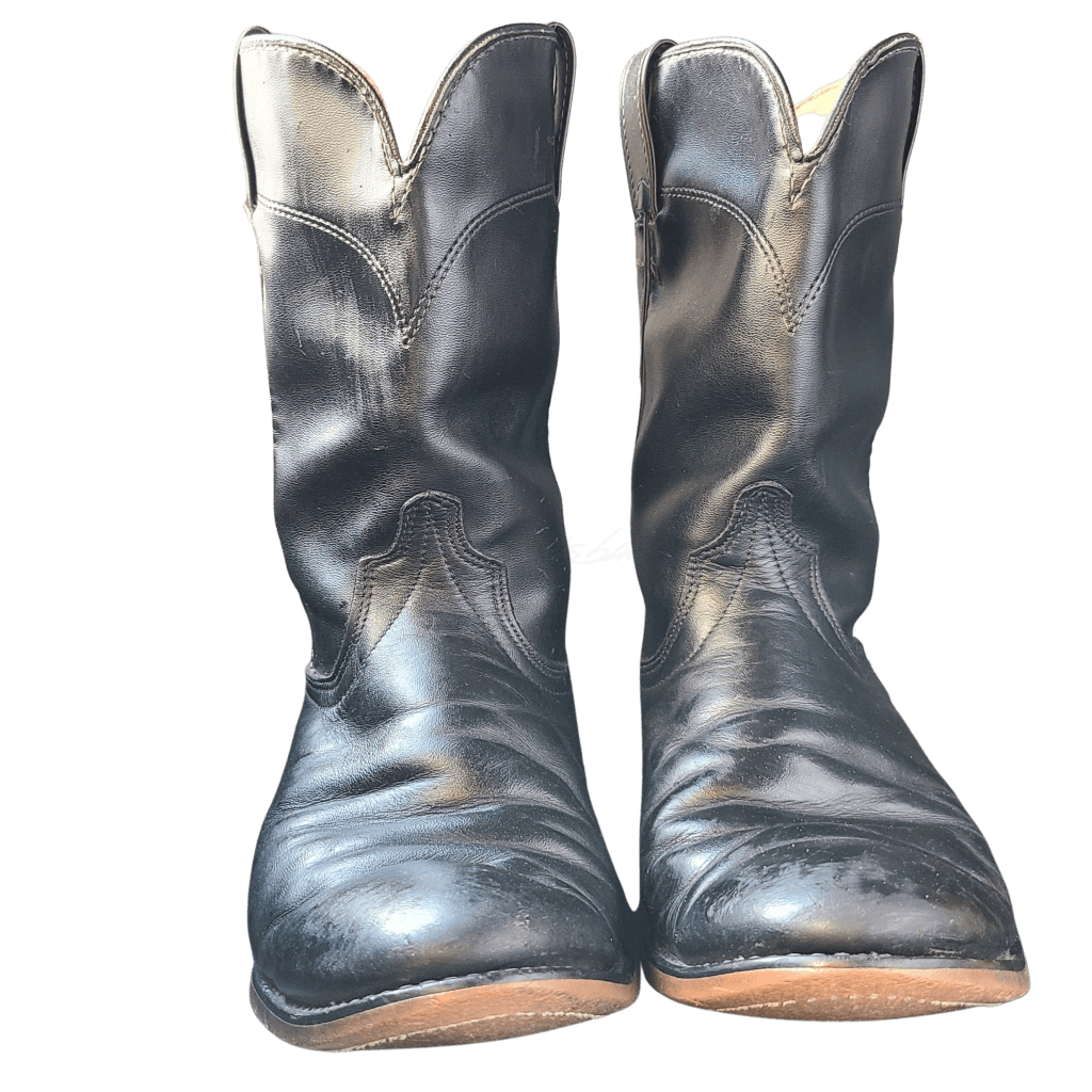 Laredo Black Vintage Roper Boots Western Boot