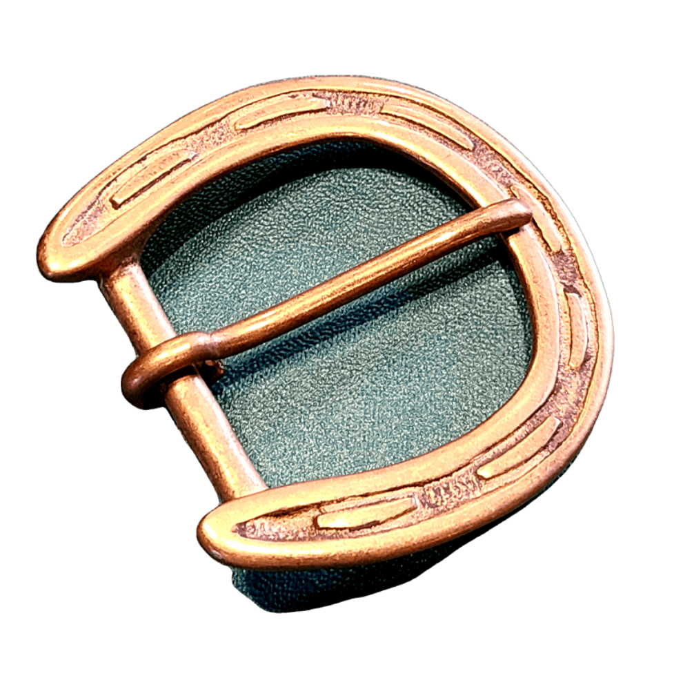 Large Brass Horseshoe Belt Buckle Accessories Vintage