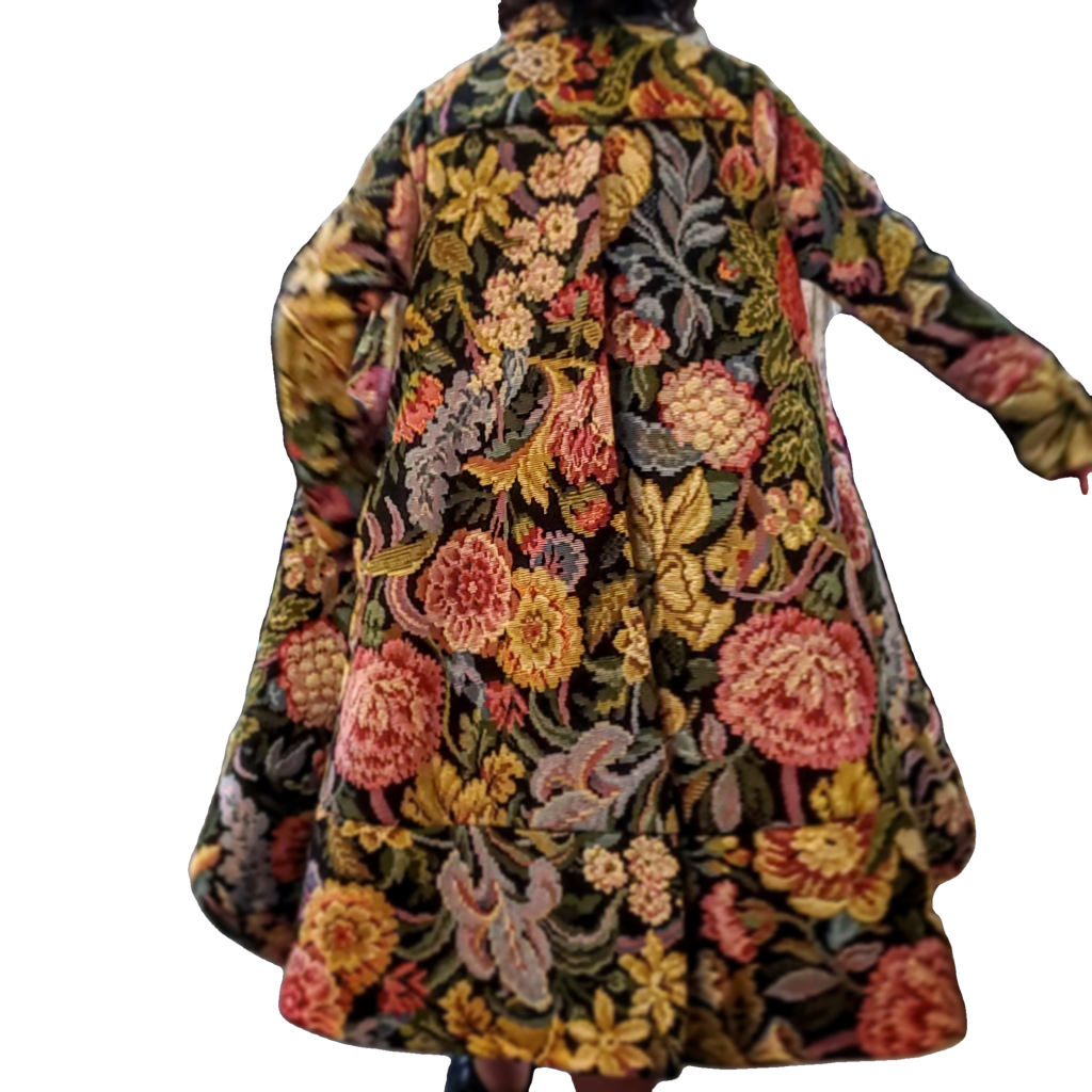Limited Edition Mo Split Back Jacket Needlepoint Floral / 2 Apparel